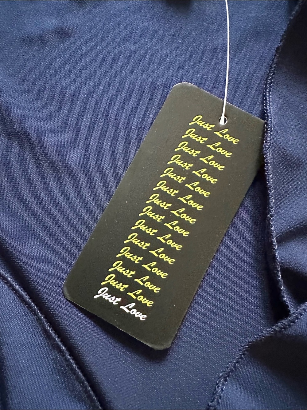 New with tags Just Love navy blue ruffle cardigan, women’s plus size 2X. - Picture 5 of 10